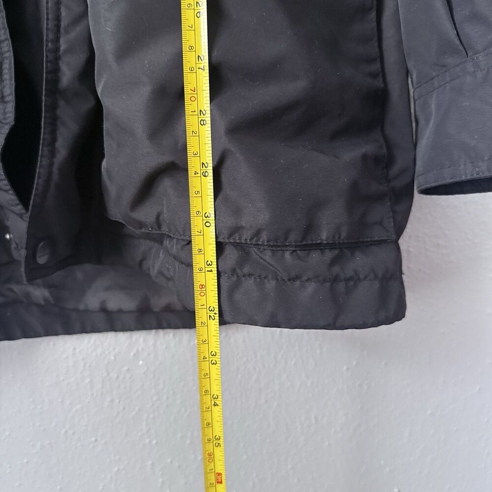 Mercy Stormtech Employee Jacket Mens XL Black Hooded Pockets Winter - Picture 10 of 15